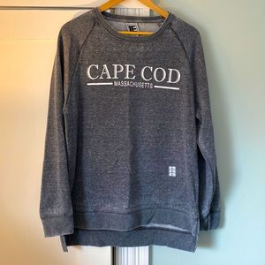 LE Crewneck, Grey Vintage Washed, Open Sides, NEW